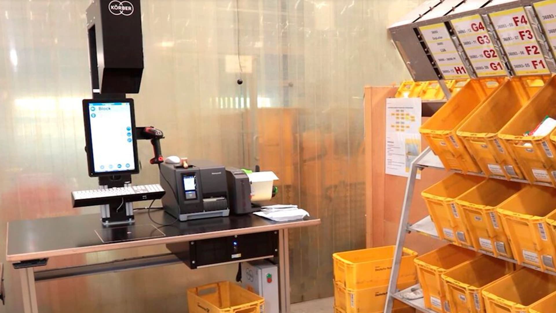Deutsche Post system that automatically sorts non-automation-capable postal items