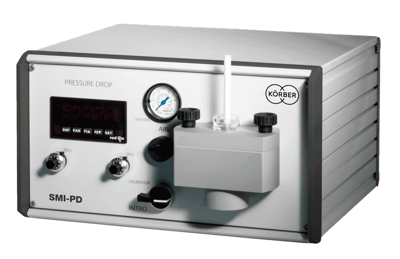 Körber Technologies' Hauni SMI-DP, a pressure drop measurement instrument for the tobacco industry.