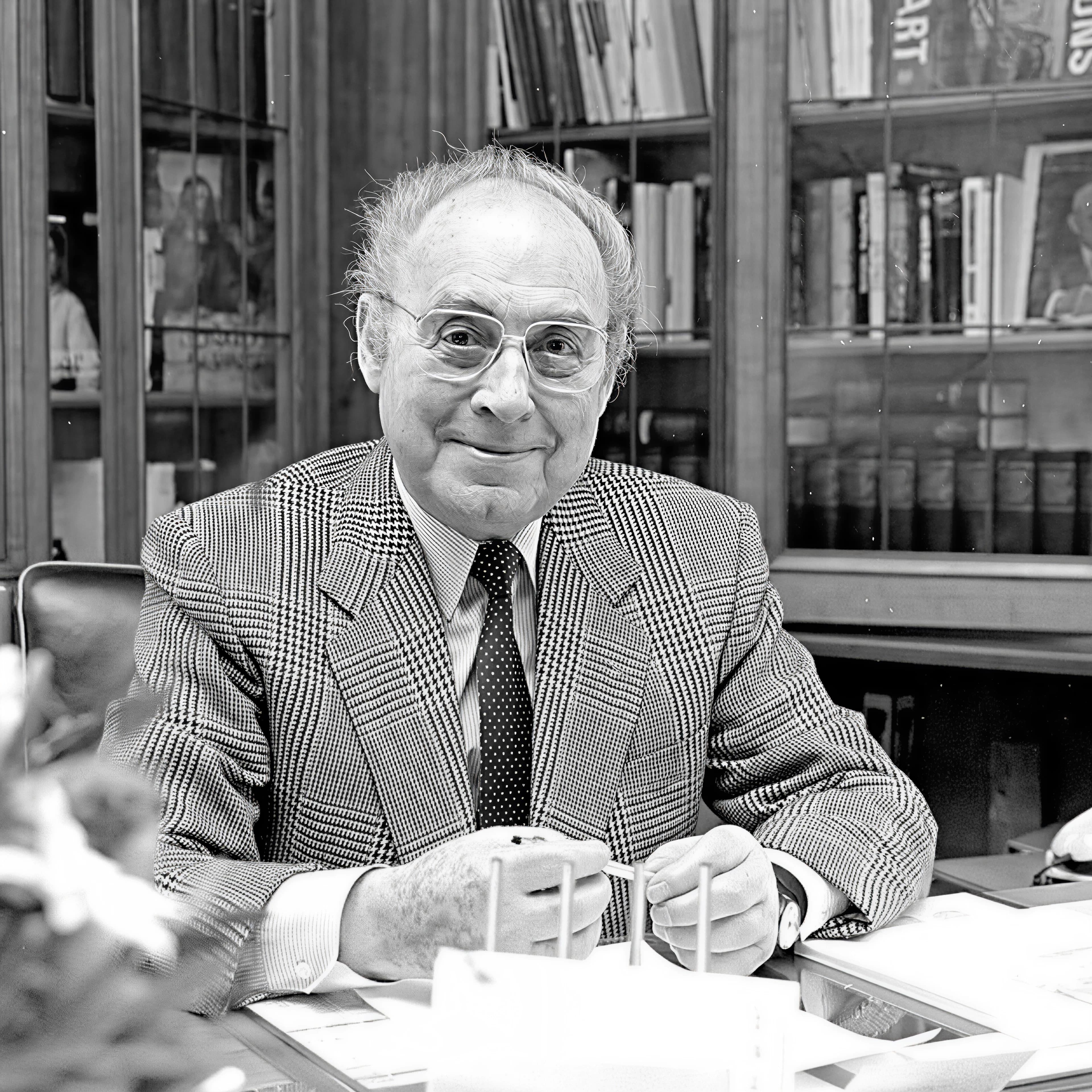 Black and white photo of Kurt A. Körber