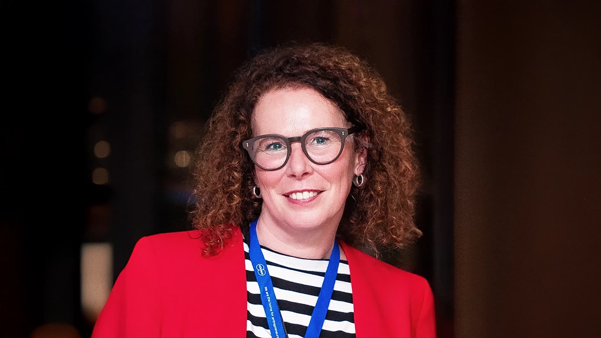 Photograph of Michaela Thiel, Head of Sustainability, Körber AG