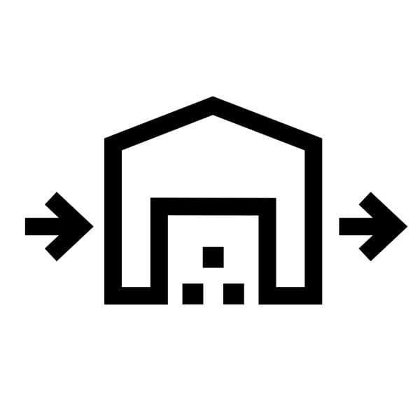 Receiving & distribution logo