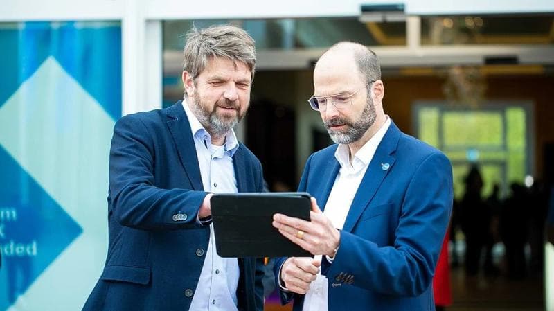 Lars Hornung and Wiek de Winter