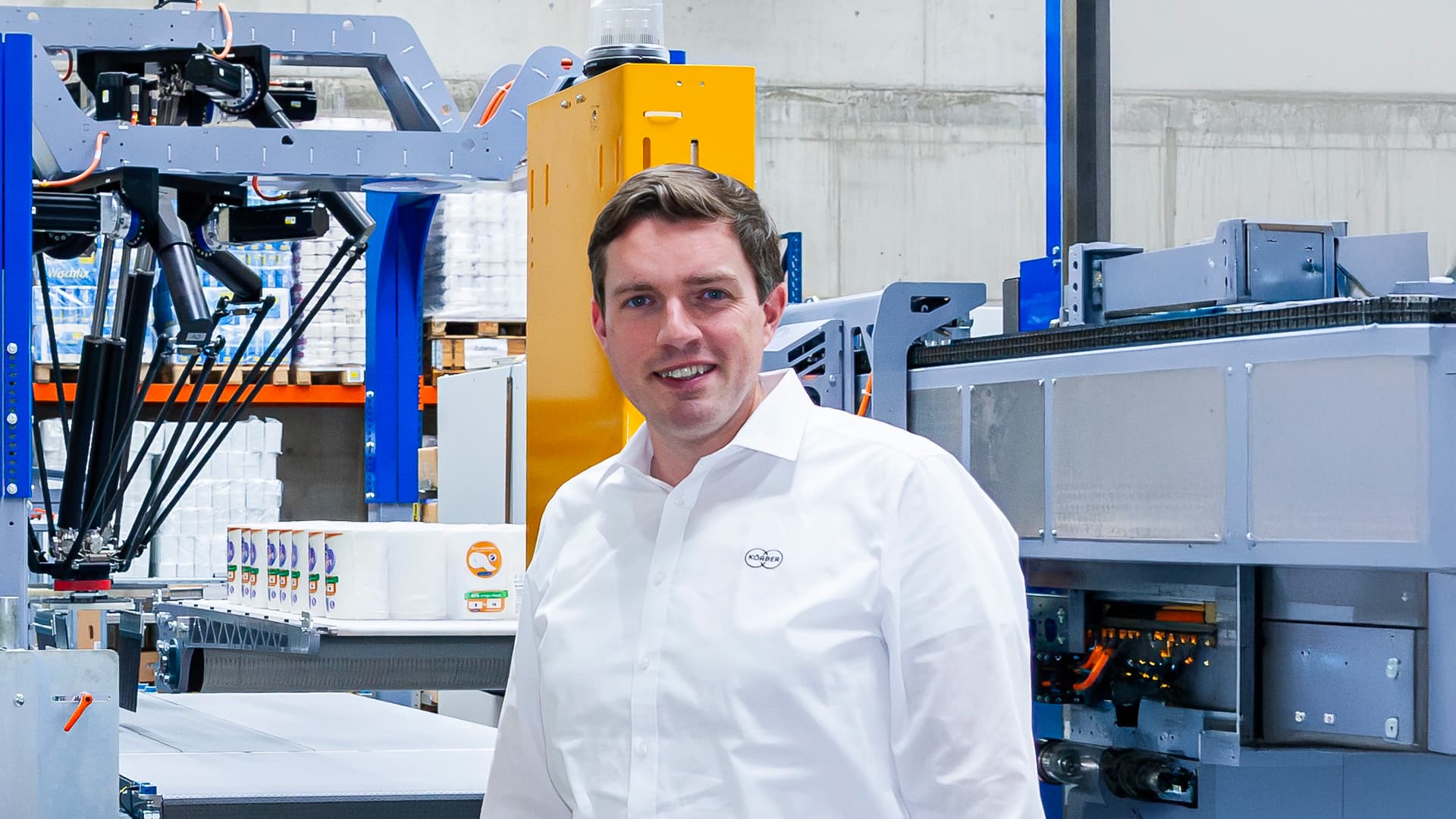 Dominik Griefahn, CEO Manufacturing Logistics in the Körber Business Area Supply Chain