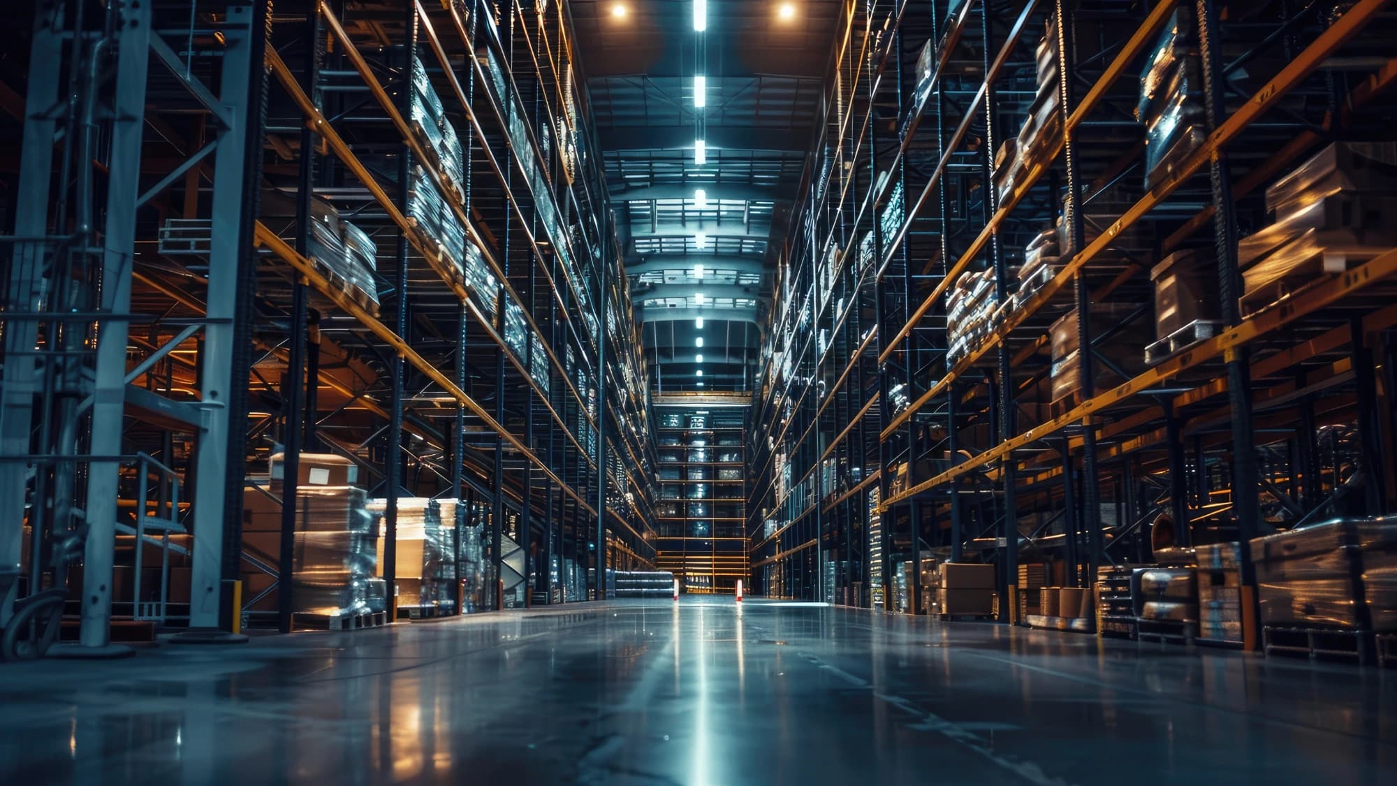 high bay storage warehouse