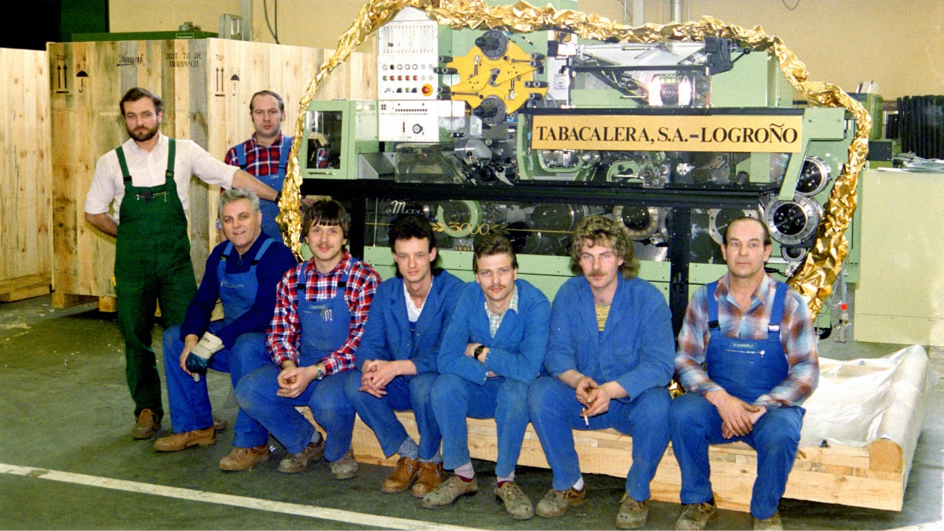 Team behind the MAX filter attachment machine from Körber.