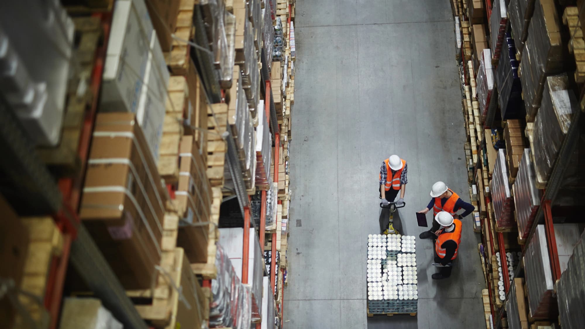 FMCG and grocery distribution warehouse