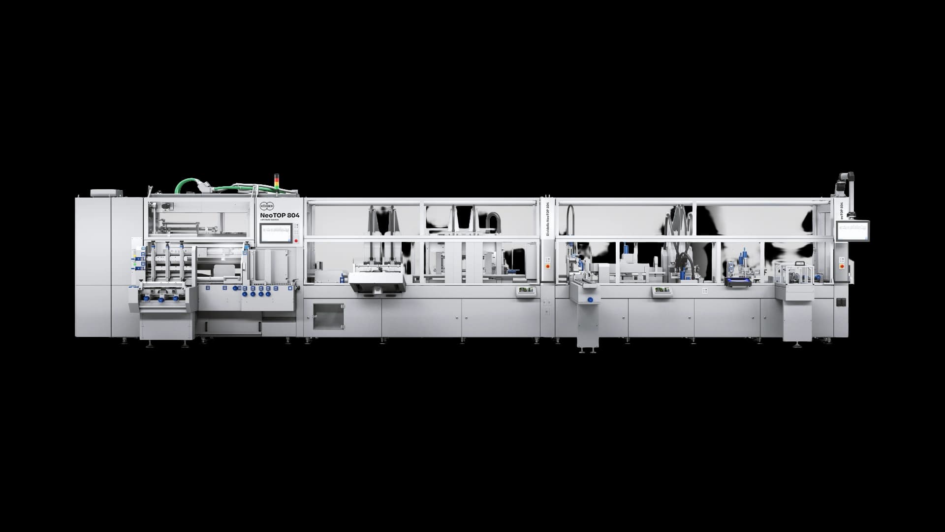 Photograph of Körber's machine Dividella NeoTOP 804.