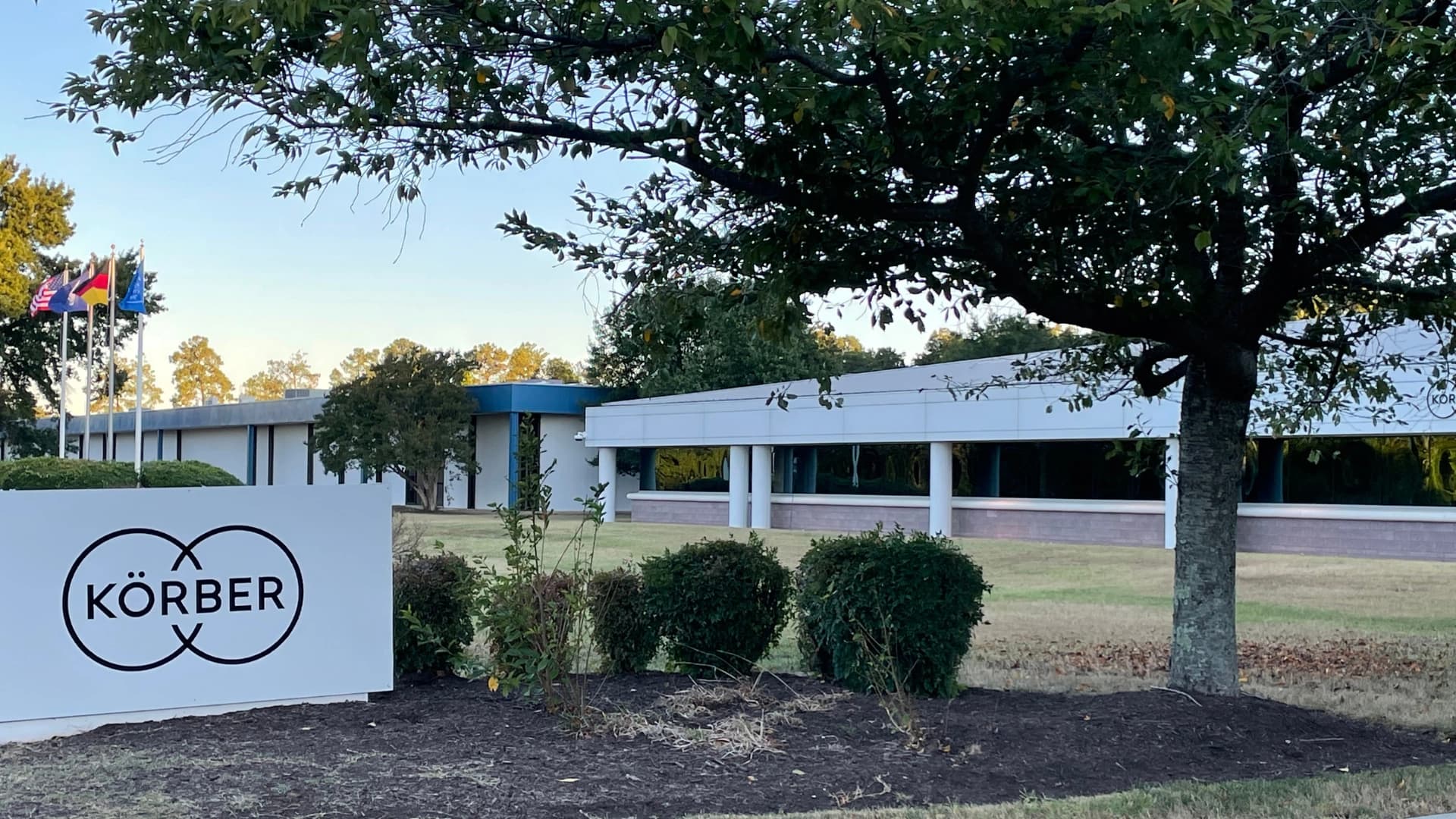 Picture of the outside of Körber's office in Richmond, USA.