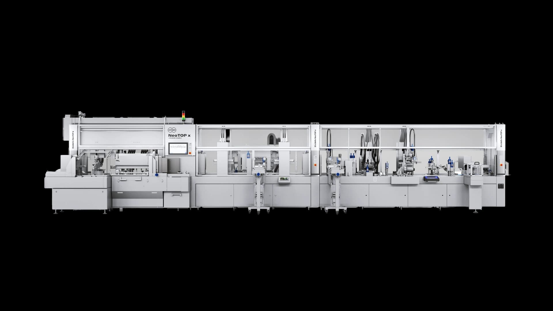 Photograph of Körber's machine Dividella NeoTOPx.
