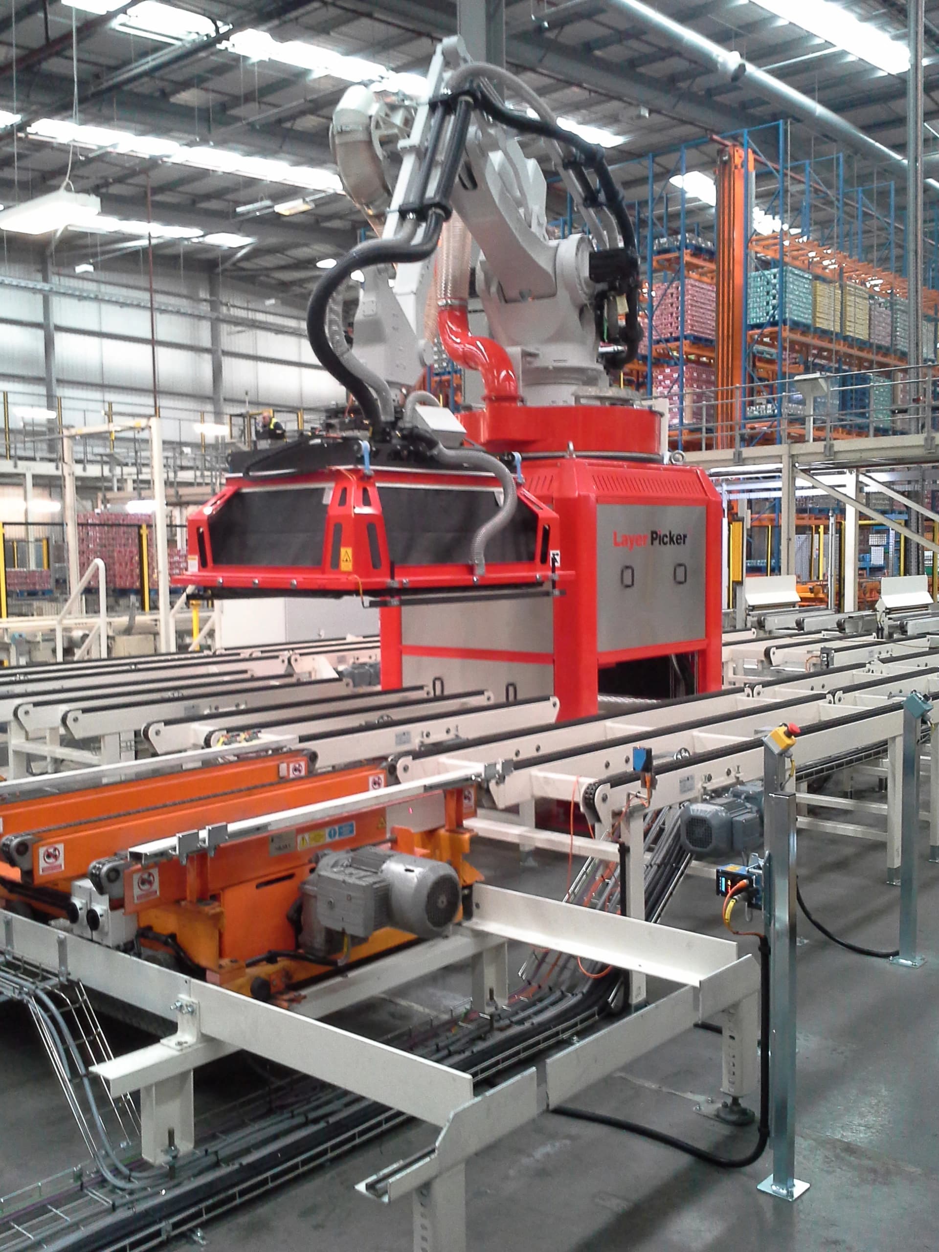 a Layer picker in action in Heinz warehouse