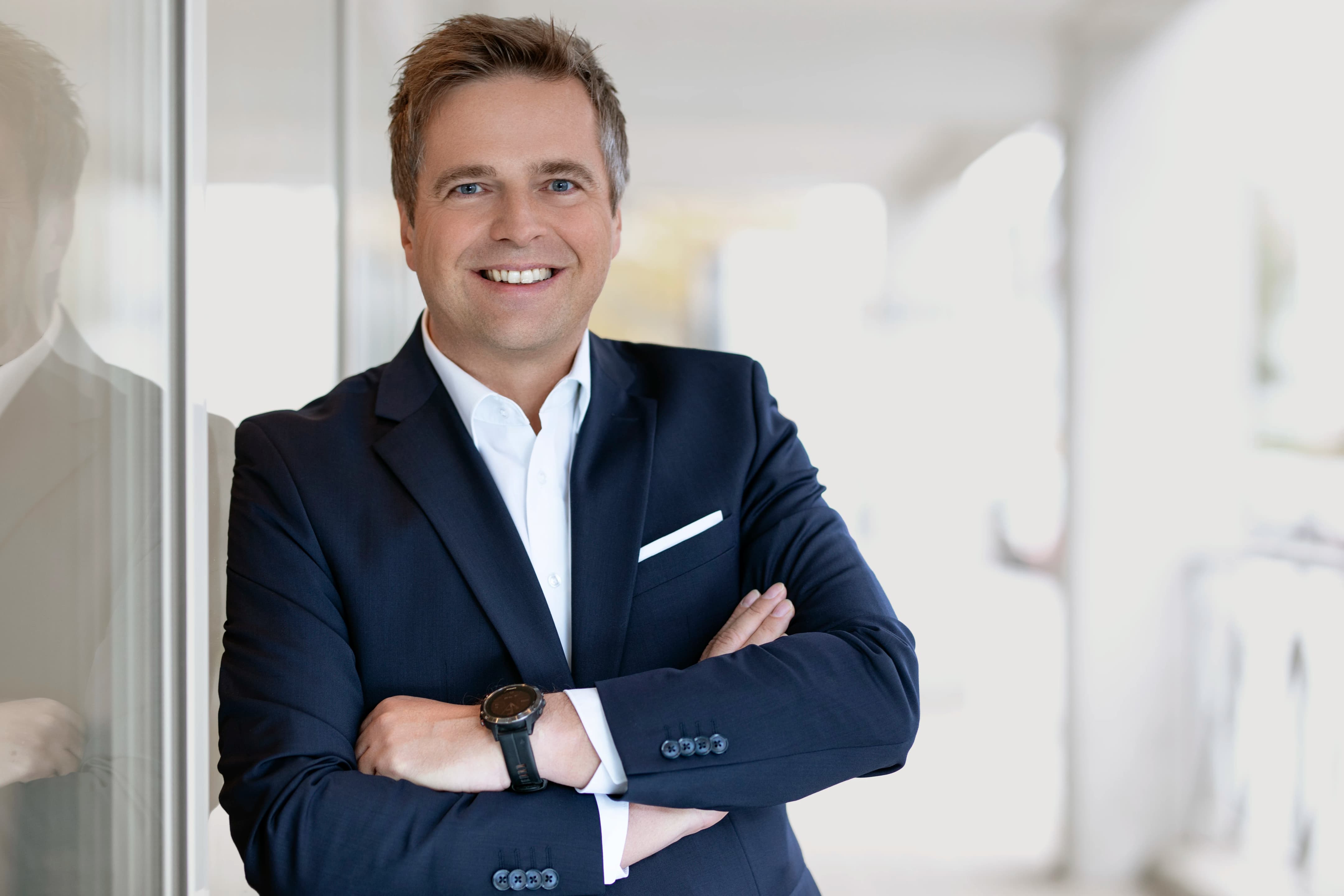 Photograph of Körber's collaborator Achim Aberle.