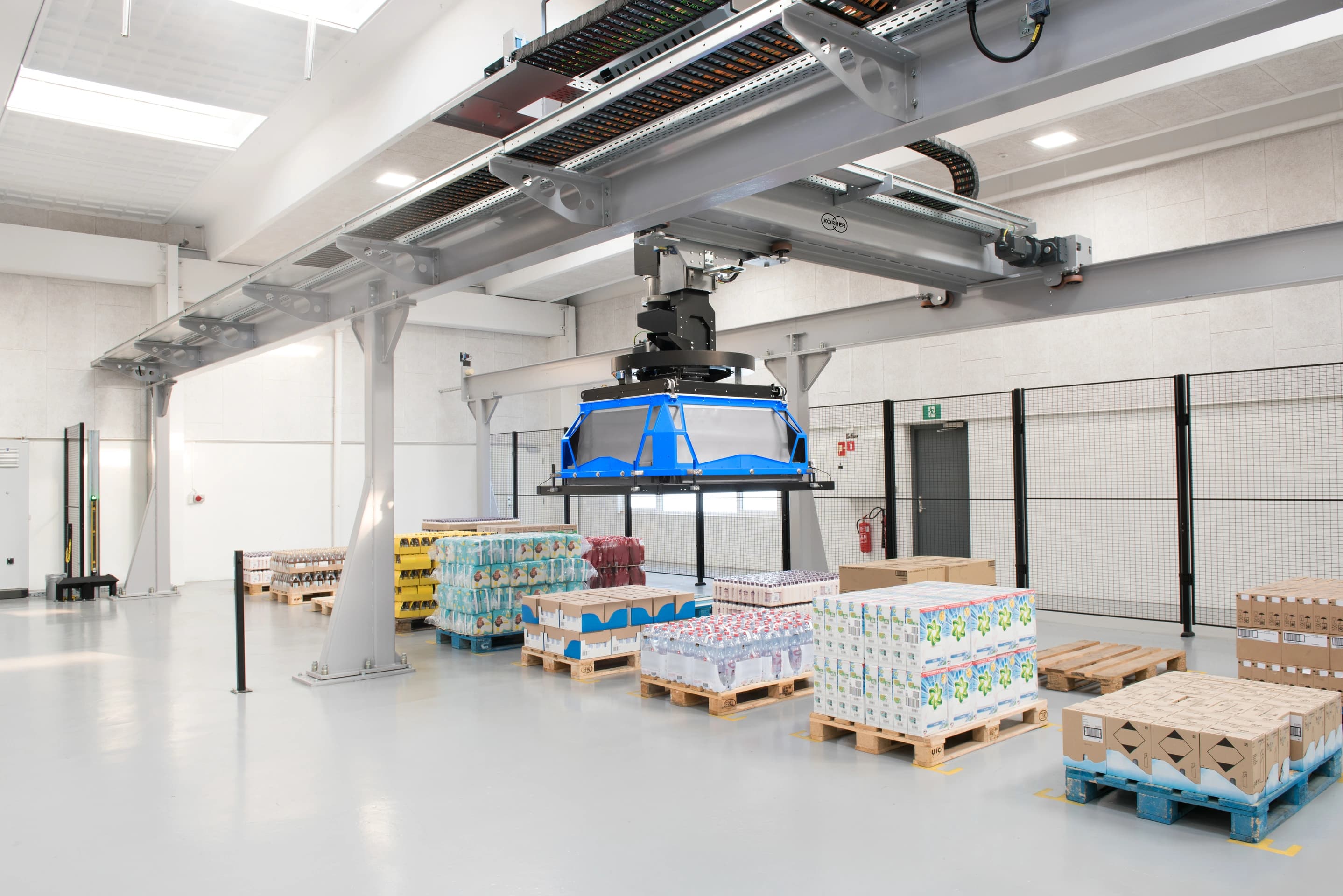Layer picker in a warehouse.