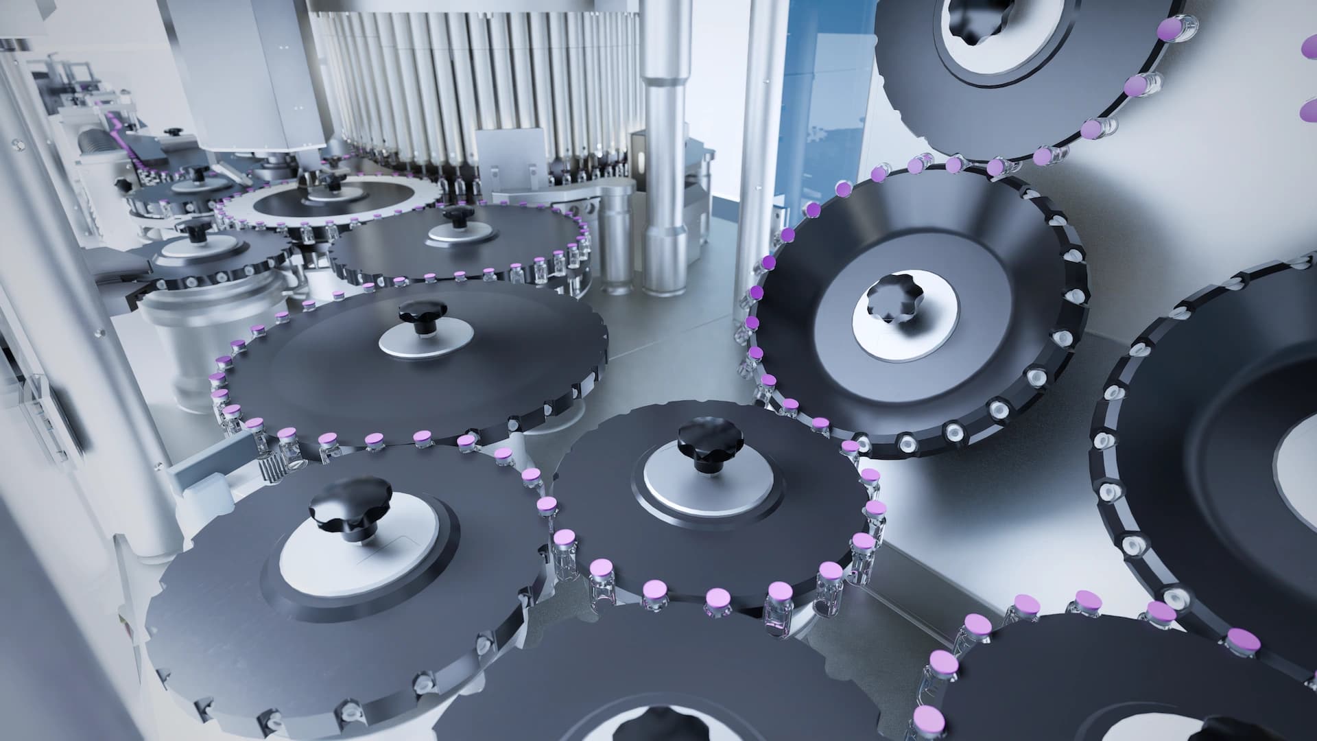 close up of MS inspection machine