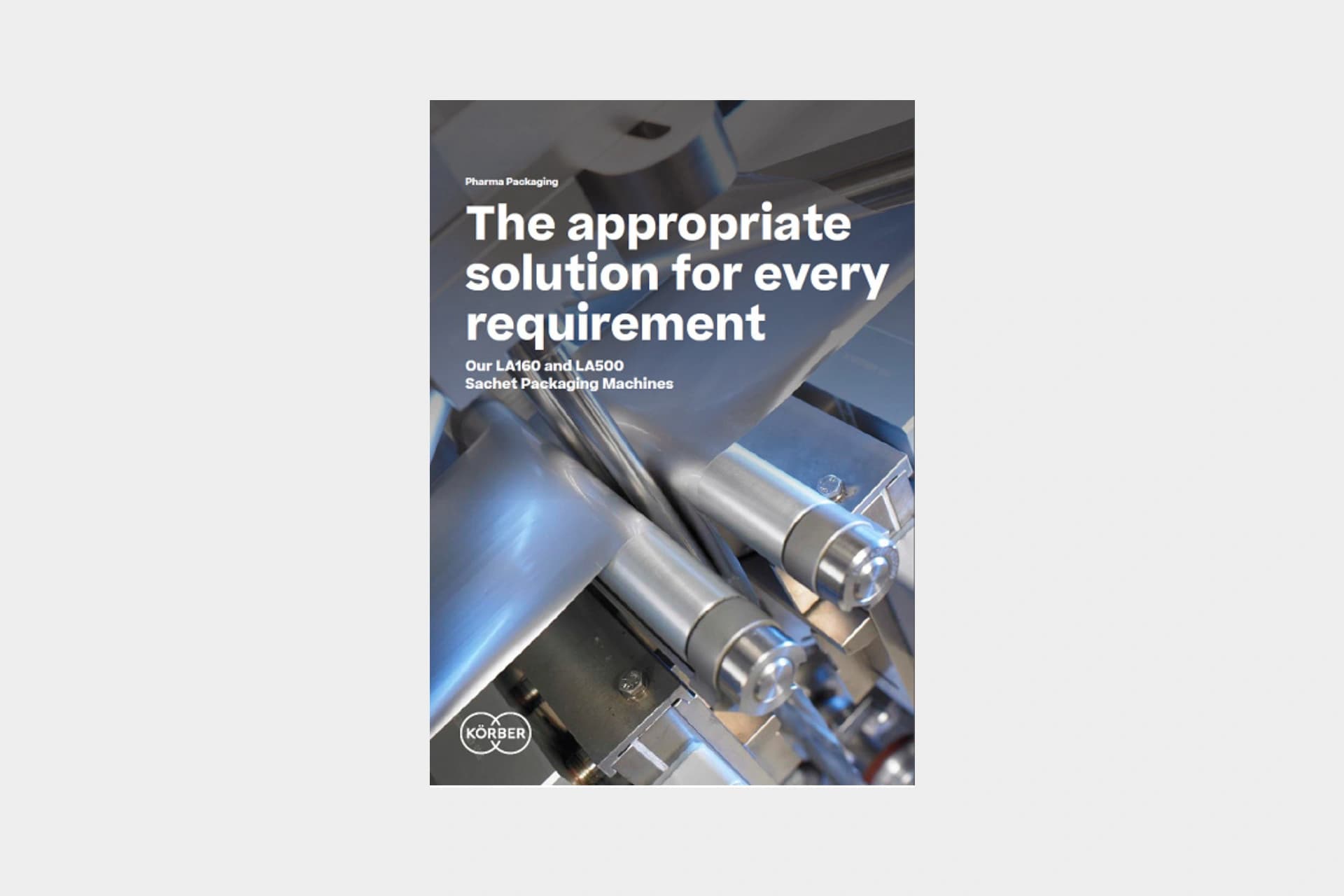 sachet packaging machines brochure cover