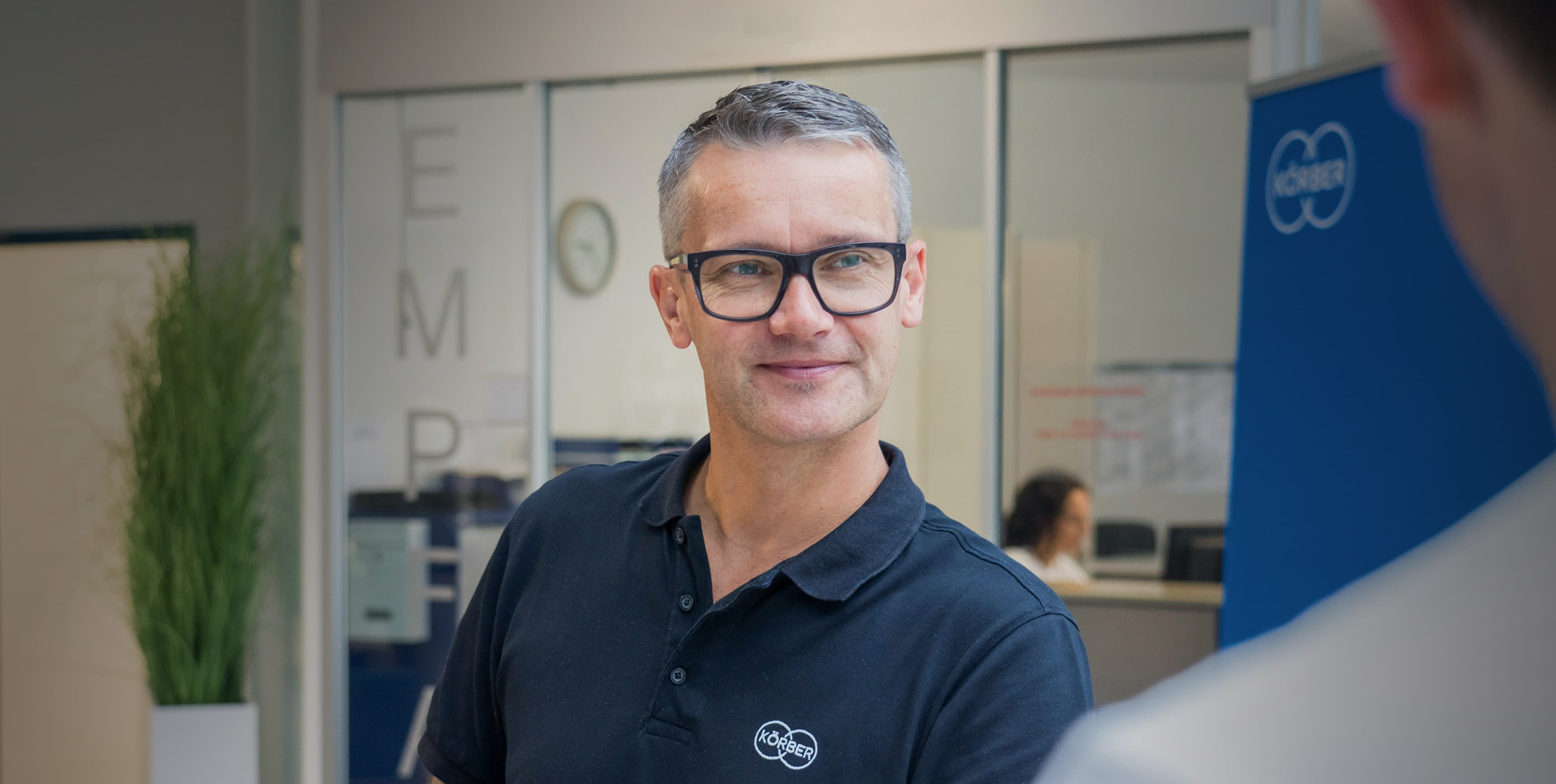 Körber employee smiling