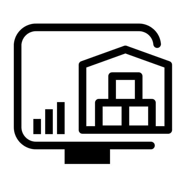 Warehouse management icon